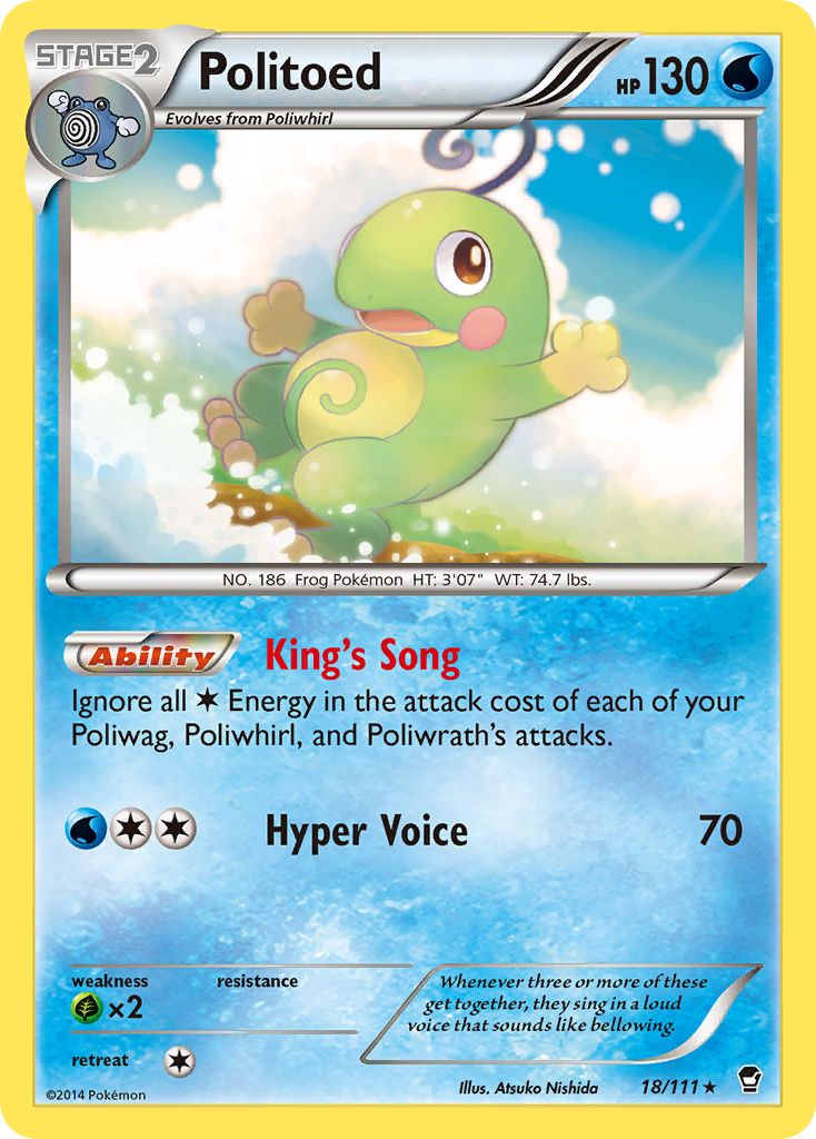 Politoed (18/111) [XY: Furious Fists] | Enigma On Main