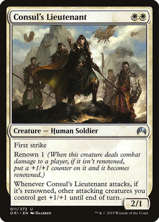 Consul's Lieutenant [Magic Origins] | Enigma On Main