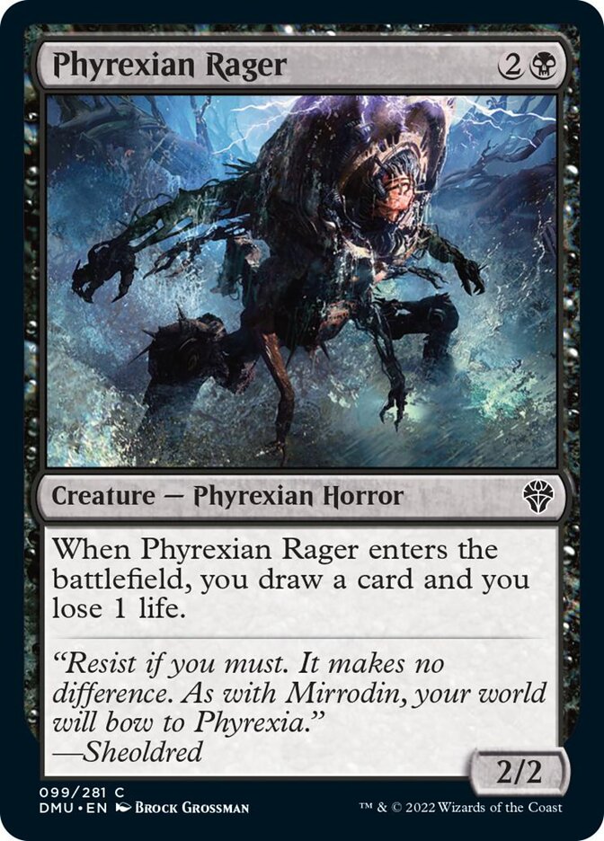 Phyrexian Rager [Dominaria United] | Enigma On Main