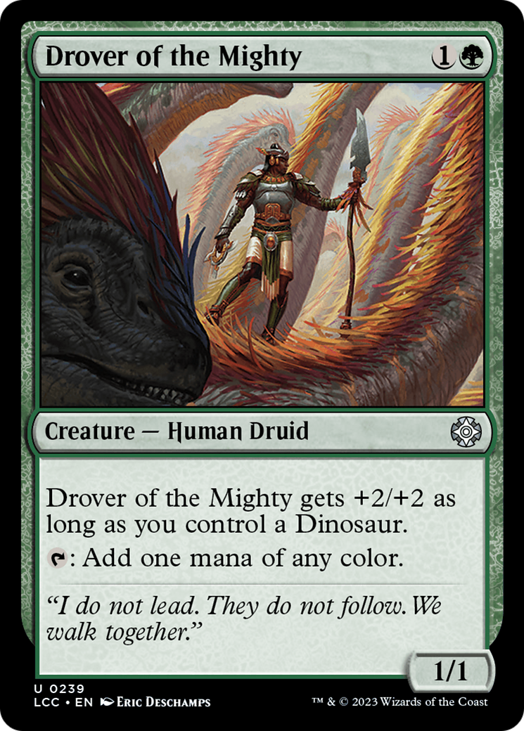 Drover of the Mighty [The Lost Caverns of Ixalan Commander] | Enigma On Main