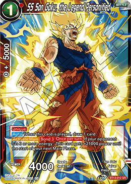 SS Son Goku, the Legend Personified (Super Rare) [BT13-012] | Enigma On Main