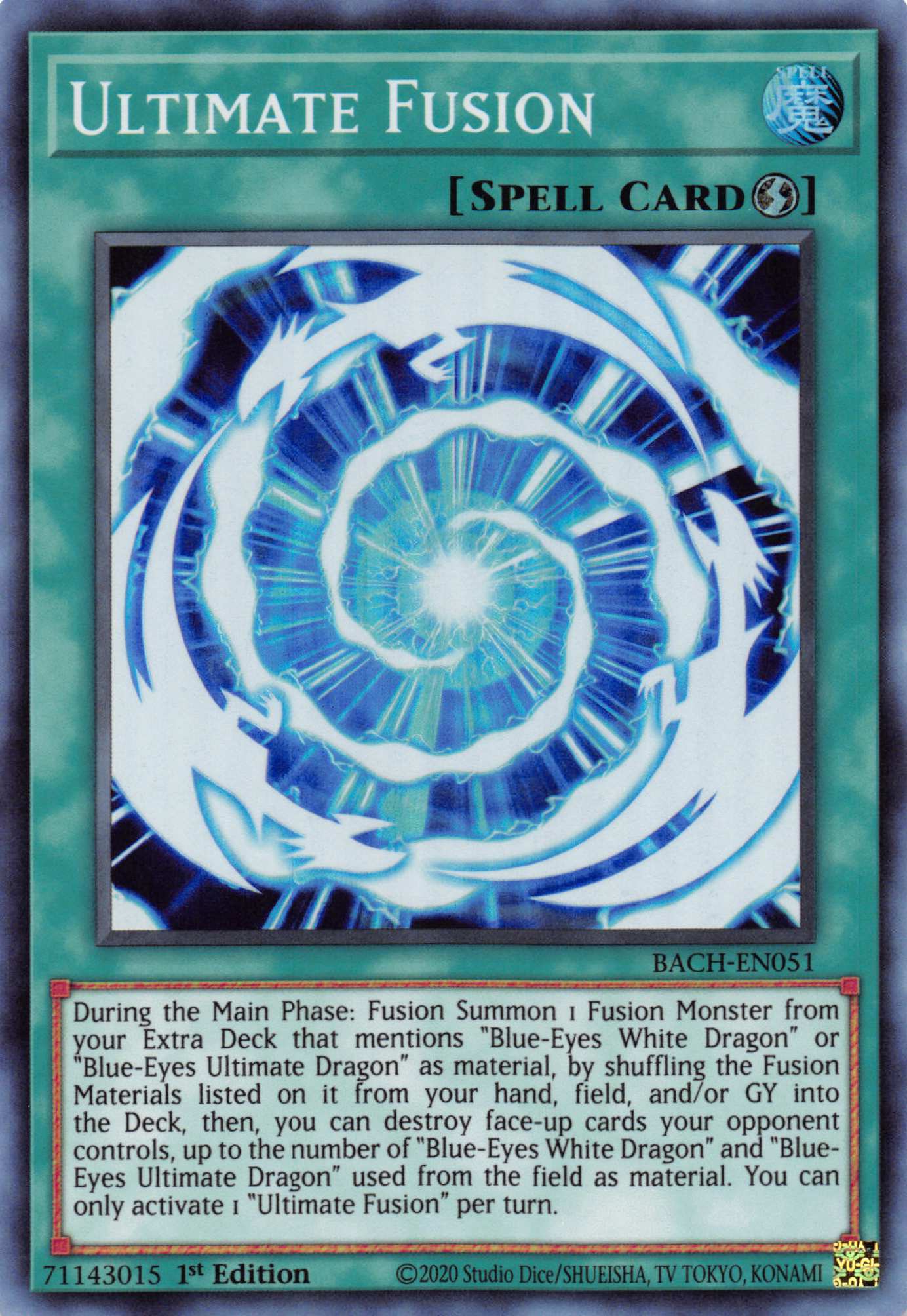 Ultimate Fusion [BACH-EN051] Super Rare | Enigma On Main