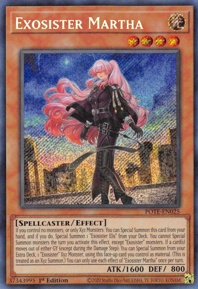 Exosister Martha [POTE-EN025] Secret Rare | Enigma On Main