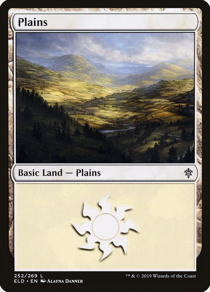 Plains (252) [Throne of Eldraine] | Enigma On Main