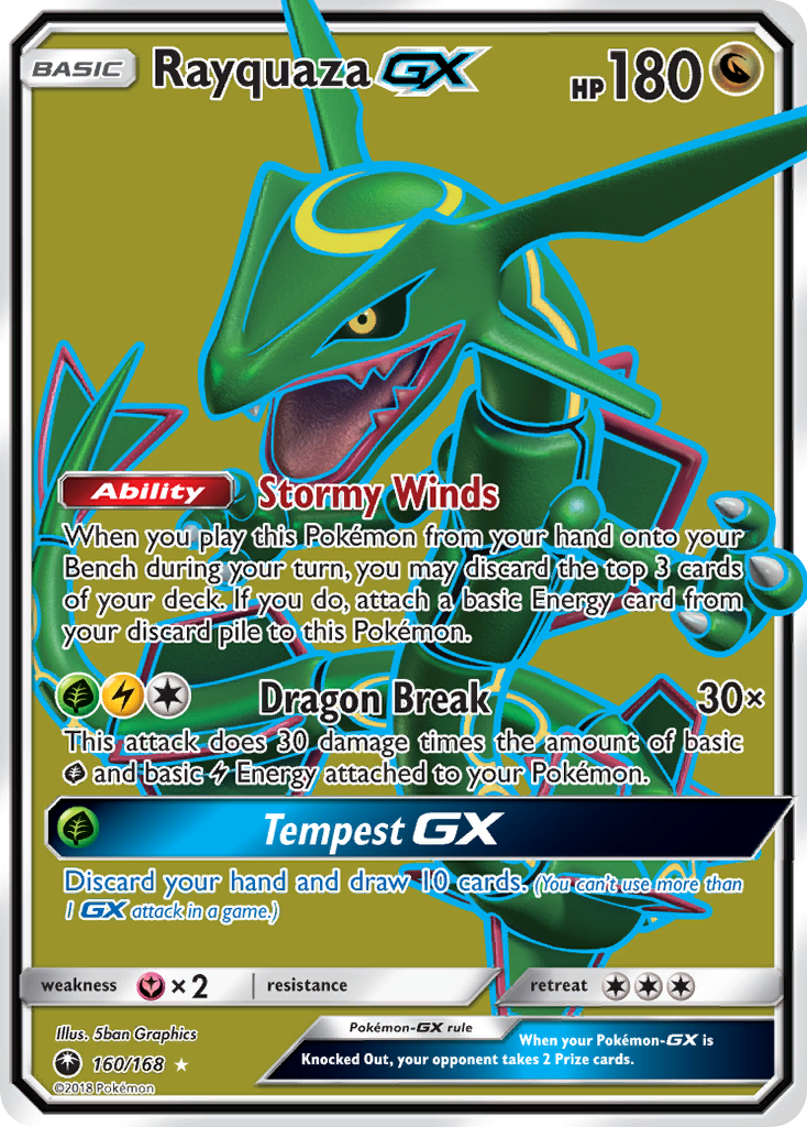 Rayquaza GX (160/168) [Sun & Moon: Celestial Storm] | Enigma On Main