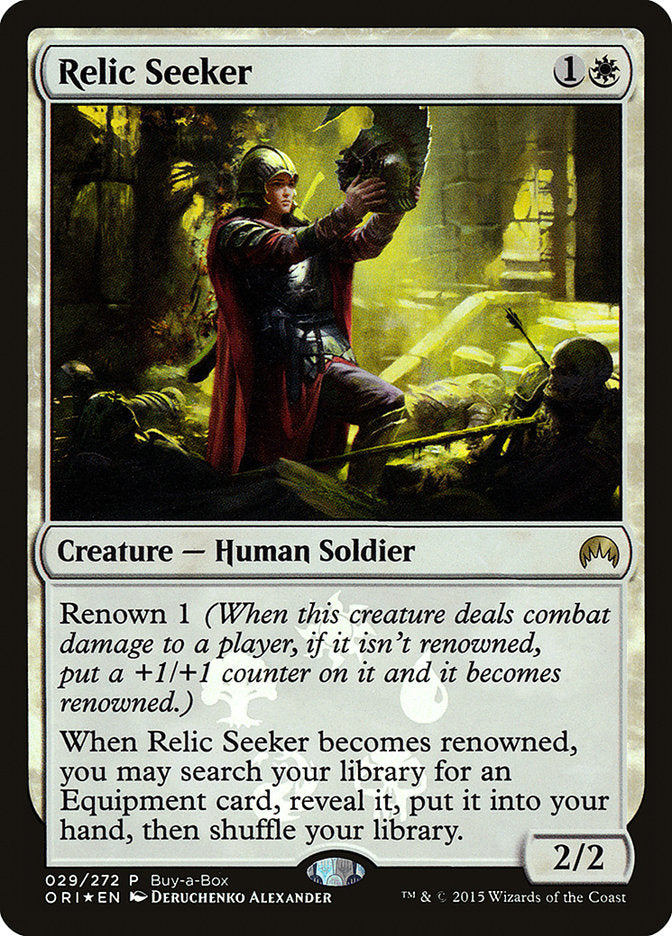 Relic Seeker (Buy-A-Box) [Magic Origins Promos] | Enigma On Main