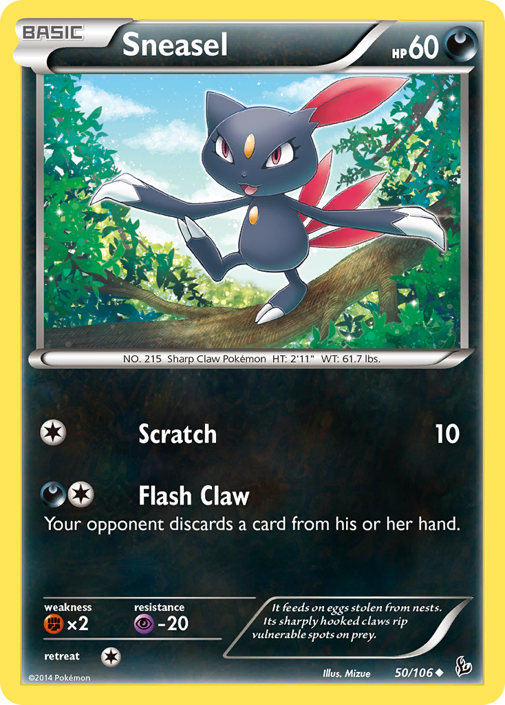 Sneasel (50/106) [XY: Flashfire] | Enigma On Main