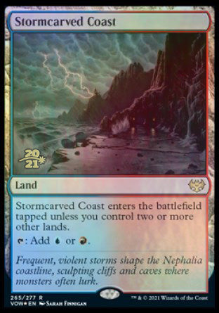 Stormcarved Coast [Innistrad: Crimson Vow Prerelease Promos] | Enigma On Main