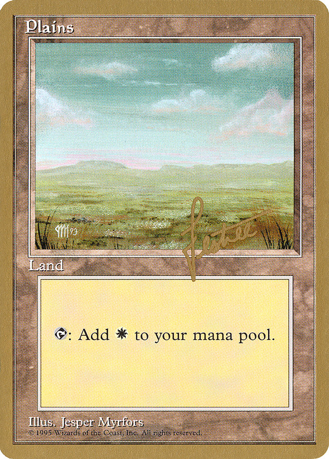 Plains (bl364) (Bertrand Lestree) [Pro Tour Collector Set] | Enigma On Main