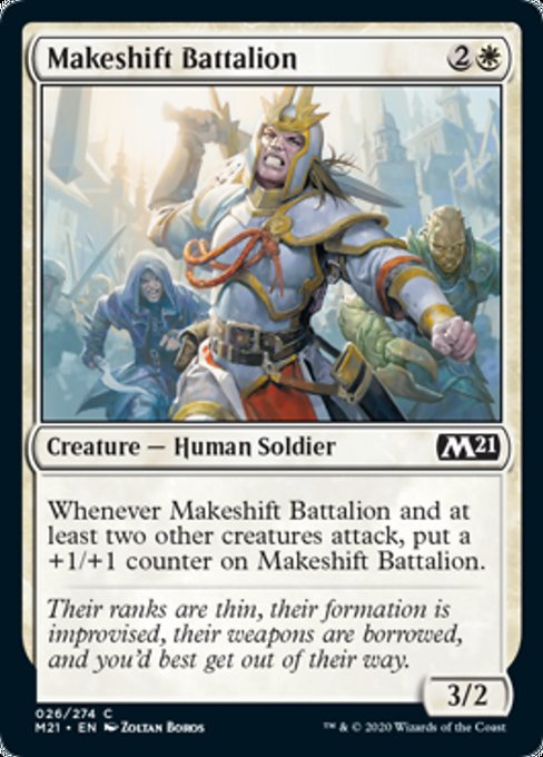 Makeshift Battalion [Core Set 2021] | Enigma On Main