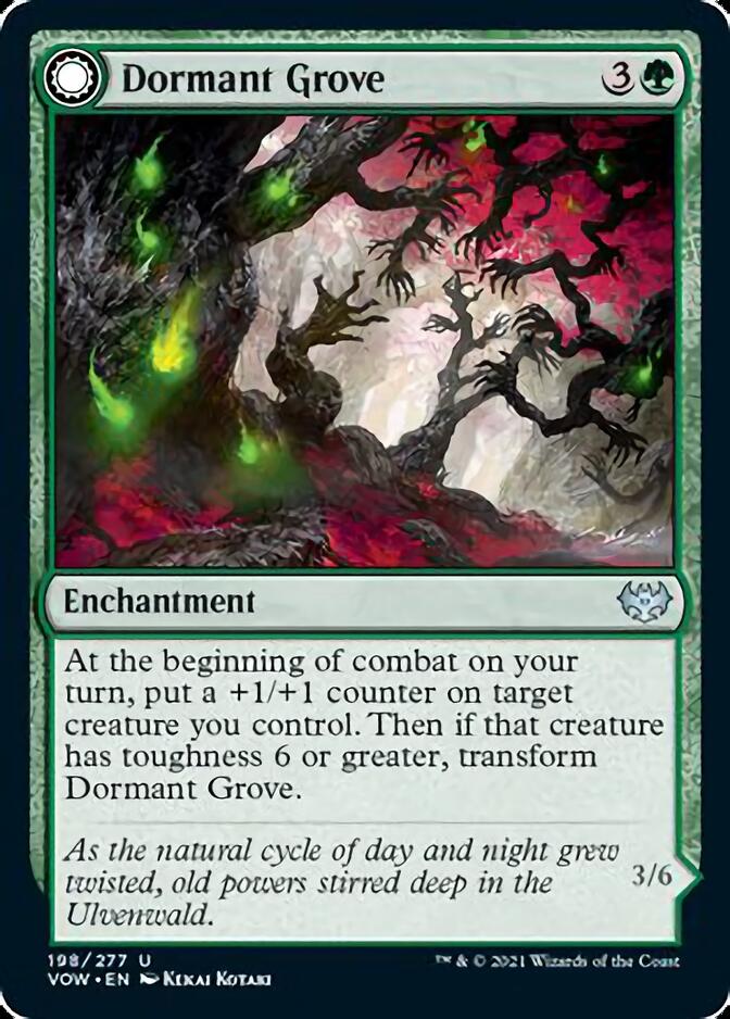 Dormant Grove // Gnarled Grovestrider [Innistrad: Crimson Vow] | Enigma On Main