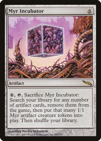 Myr Incubator [Mirrodin] | Enigma On Main