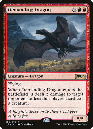 Demanding Dragon [Core Set 2019] | Enigma On Main