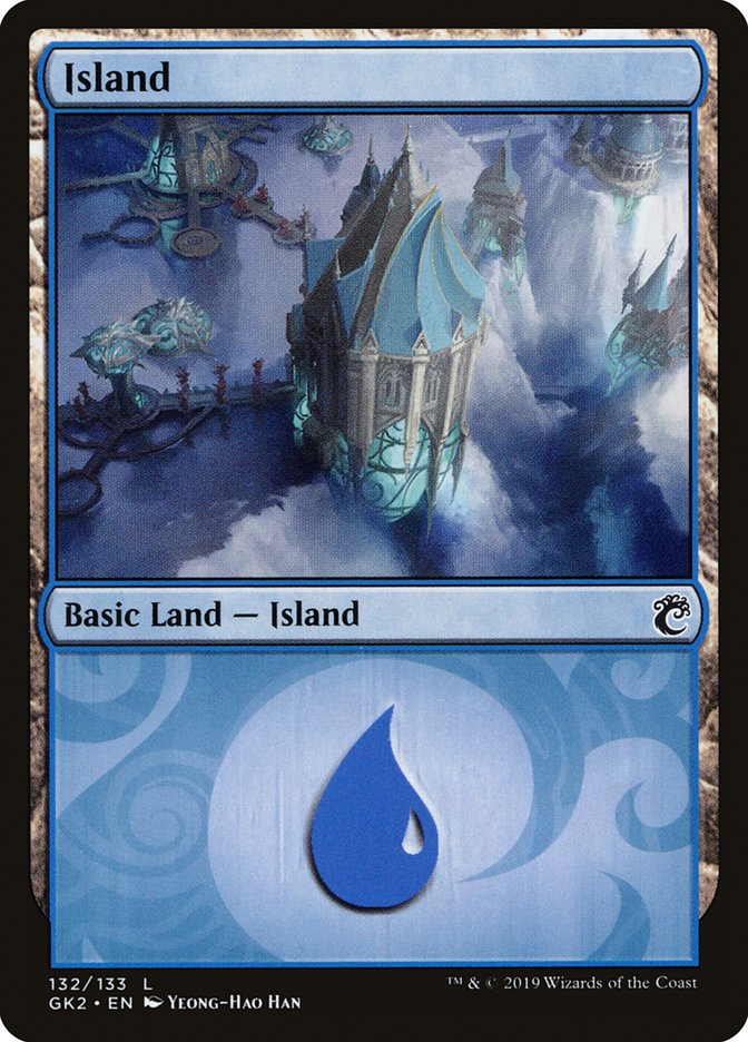 Island (132) [Ravnica Allegiance Guild Kit] | Enigma On Main