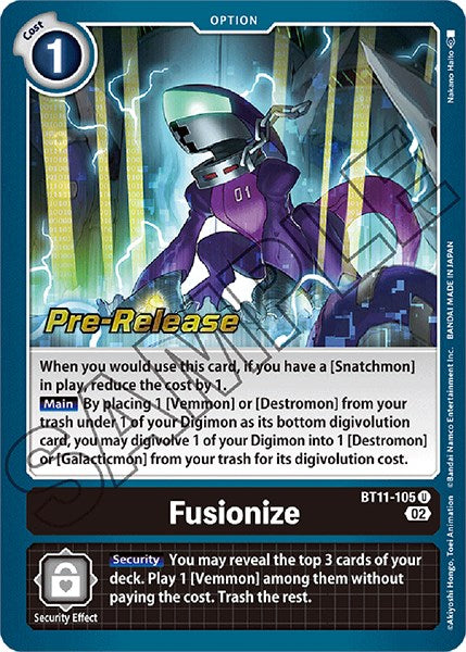 Fusionize [BT11-105] [Dimensional Phase Pre-Release Promos] | Enigma On Main