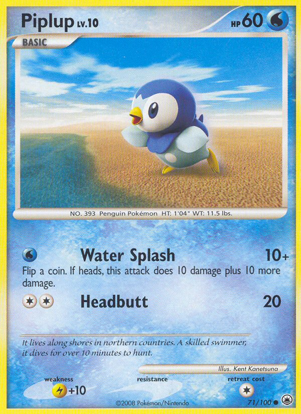 Piplup (71/100) [Diamond & Pearl: Majestic Dawn] | Enigma On Main