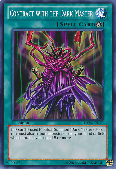 Contract with the Dark Master [LCYW-EN128] Common | Enigma On Main