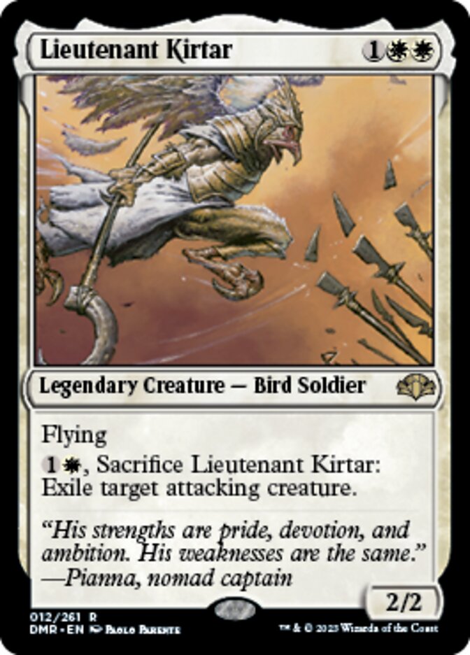 Lieutenant Kirtar [Dominaria Remastered] | Enigma On Main