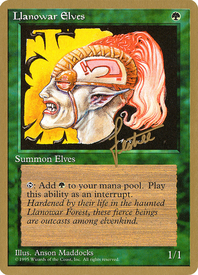 Llanowar Elves (Bertrand Lestree) [Pro Tour Collector Set] | Enigma On Main