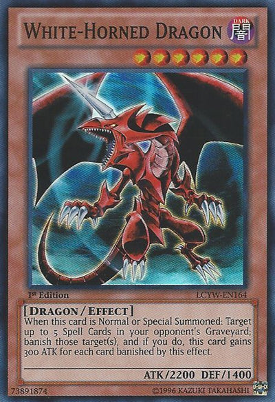 White-Horned Dragon (Redemption Replacement) [MDP2-EN006K] Rare | Enigma On Main