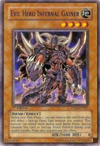 Evil Hero Infernal Gainer [Duelist Pack 6: Jaden Yuki 3] [DP06-EN007] | Enigma On Main