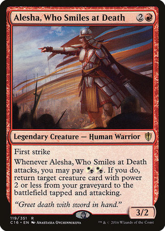 Alesha, Who Smiles at Death [Commander 2016] | Enigma On Main