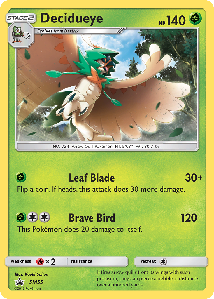 Decidueye (SM55) [Sun & Moon: Black Star Promos] | Enigma On Main