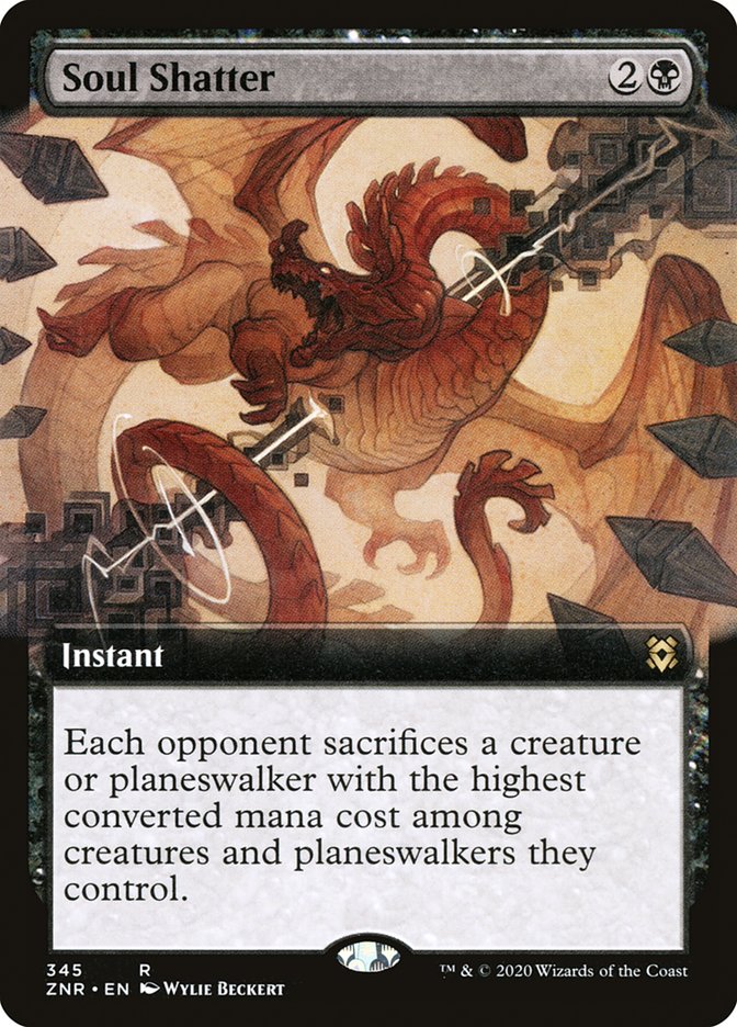 Soul Shatter (Extended Art) [Zendikar Rising] | Enigma On Main