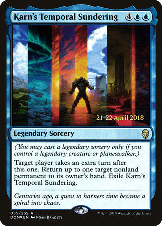 Karn's Temporal Sundering [Dominaria Promos] | Enigma On Main