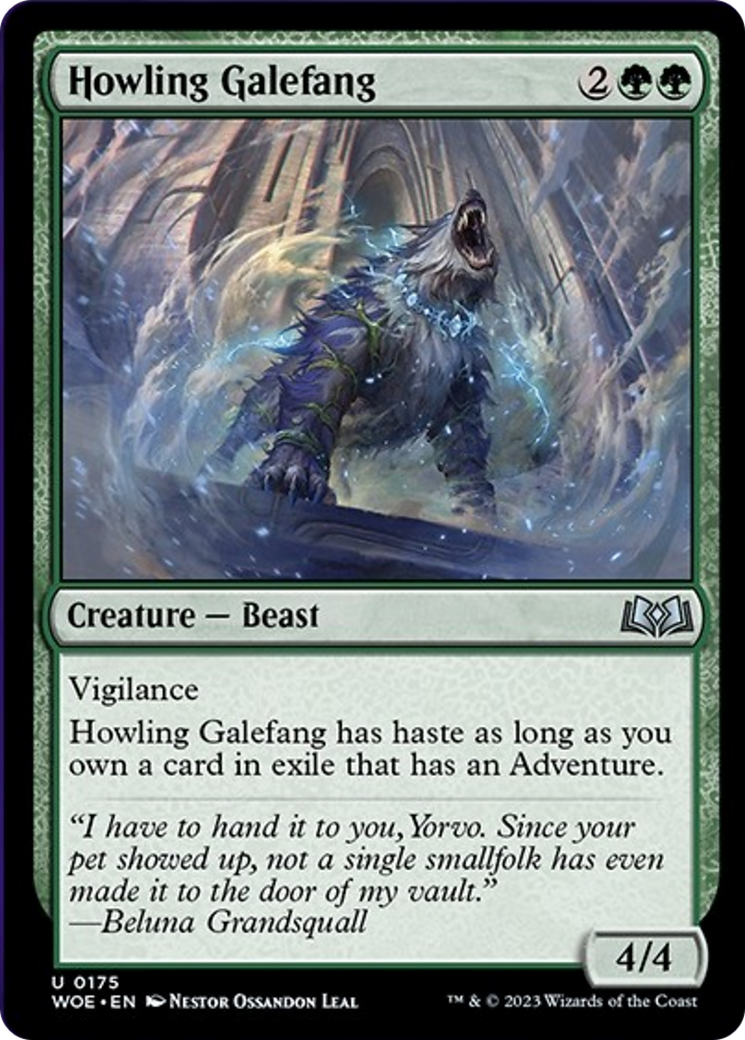 Howling Galefang [Wilds of Eldraine] | Enigma On Main