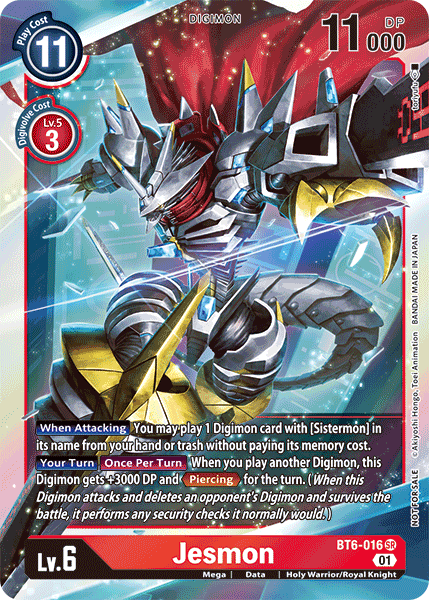 Jesmon [BT6-016] (Event Pack 2) [Promotional Cards] | Enigma On Main