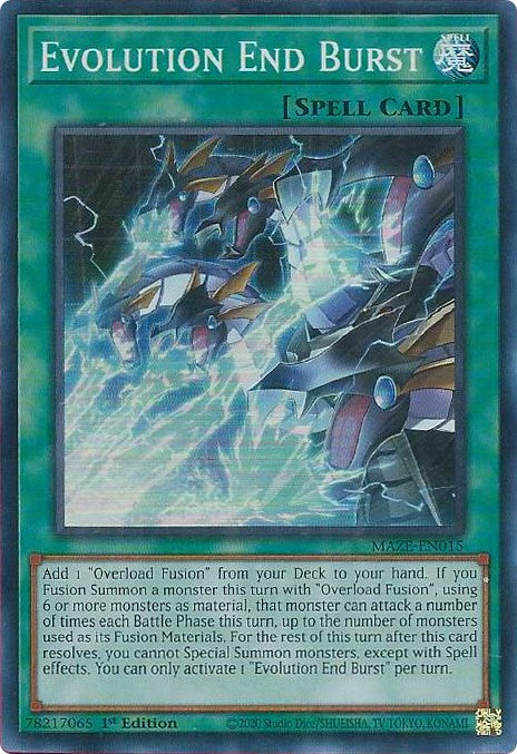 Evolution End Burst [MAZE-EN015] Super Rare | Enigma On Main
