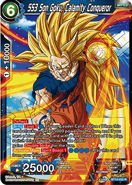 SS3 Son Goku, Calamity Conqueror (BT14-035) [Cross Spirits] | Enigma On Main