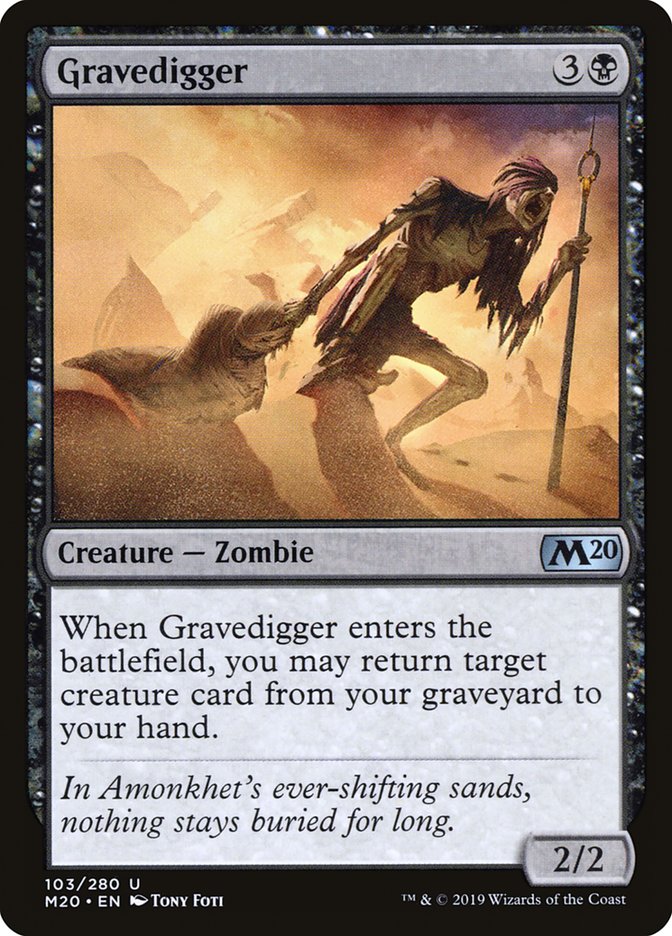 Gravedigger [Core Set 2020] | Enigma On Main