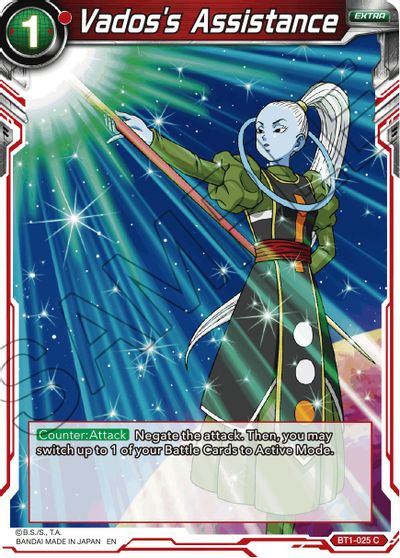 Vados's Assistance (Reprint) (BT1-025) [Battle Evolution Booster] | Enigma On Main