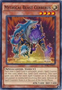 Mythical Beast Cerberus [Structure Deck: Spellcaster's Command] [SDSC-EN015] | Enigma On Main