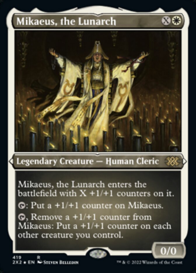 Mikaeus, the Lunarch (Foil Etched) [Double Masters 2022] | Enigma On Main