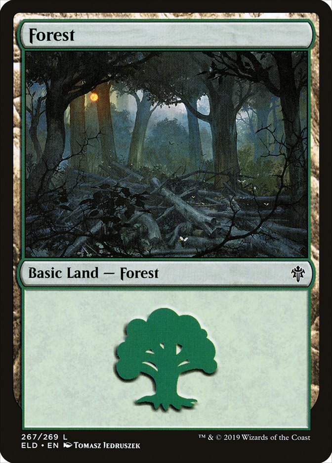 Forest (267) [Throne of Eldraine] | Enigma On Main