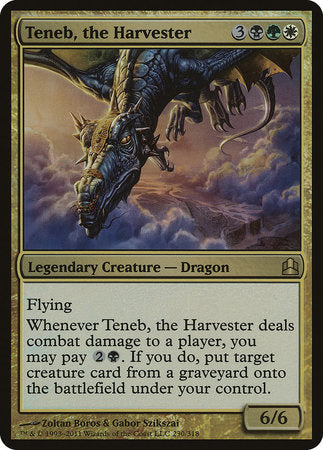 Teneb, the Harvester (Oversized) [Commander 2011 Oversized] | Enigma On Main