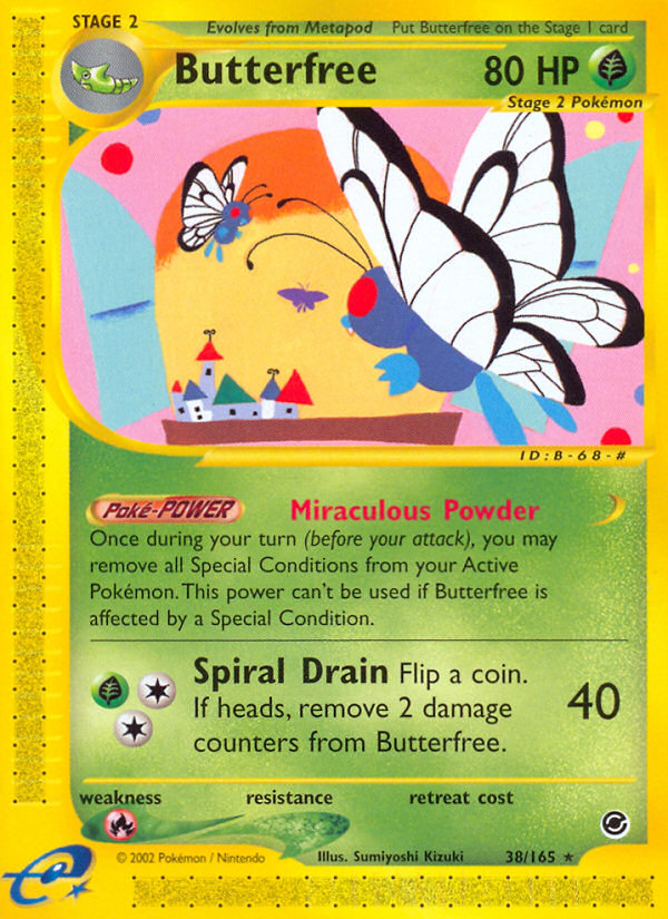 Butterfree (38/165) [Expedition: Base Set] | Enigma On Main