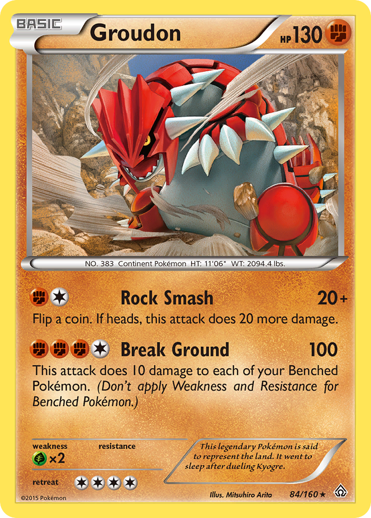 Groudon (84/160) [XY: Primal Clash] | Enigma On Main