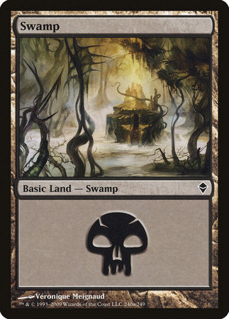 Swamp (240a) [Zendikar] | Enigma On Main