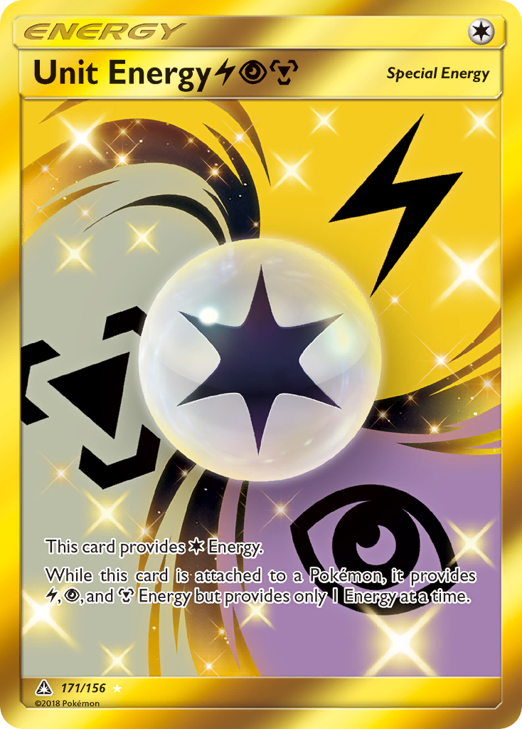 Unit Energy (171/156) (Lightning, Psychic, Metal) [Sun & Moon: Ultra Prism] | Enigma On Main