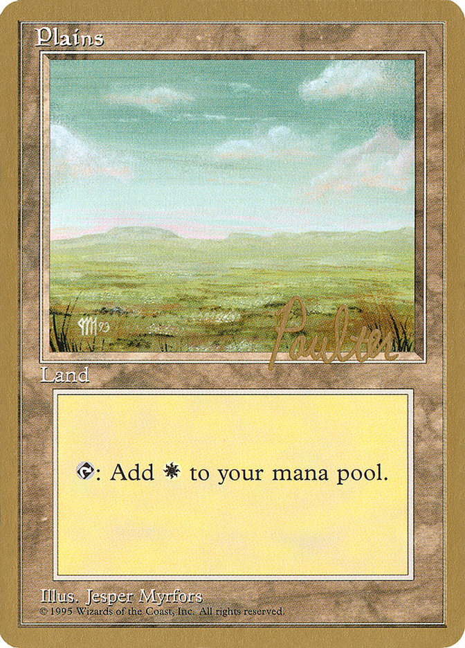 Plains (pp364) (Preston Poulter) [Pro Tour Collector Set] | Enigma On Main