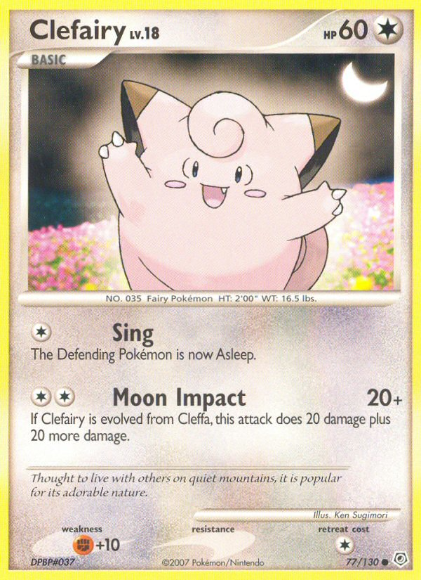 Clefairy (77/130) [Diamond & Pearl: Base Set] | Enigma On Main