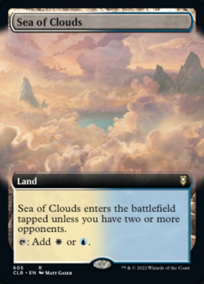 Sea of Clouds (Extended Art) [Commander Legends: Battle for Baldur's Gate] | Enigma On Main