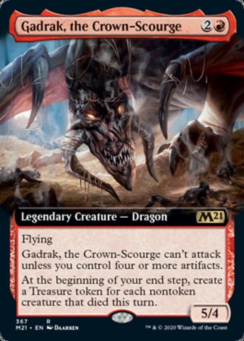 Gadrak, the Crown-Scourge (Extended Art) [Core Set 2021] | Enigma On Main