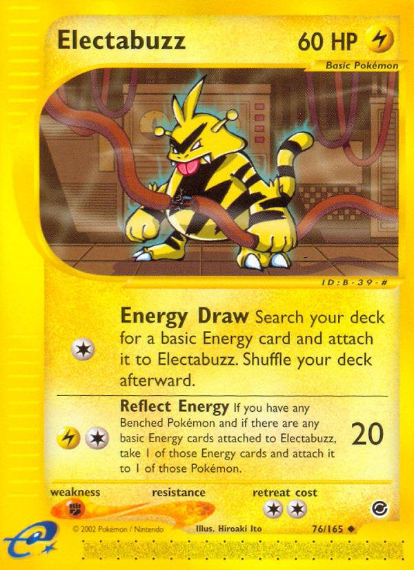 Electabuzz (76/165) [Expedition: Base Set] | Enigma On Main