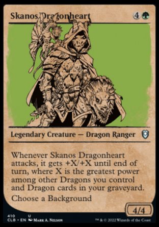 Skanos Dragonheart (Showcase) [Commander Legends: Battle for Baldur's Gate] | Enigma On Main