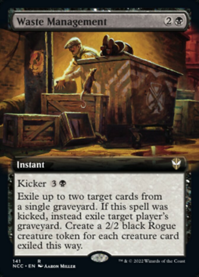 Waste Management (Extended Art) [Streets of New Capenna Commander] | Enigma On Main